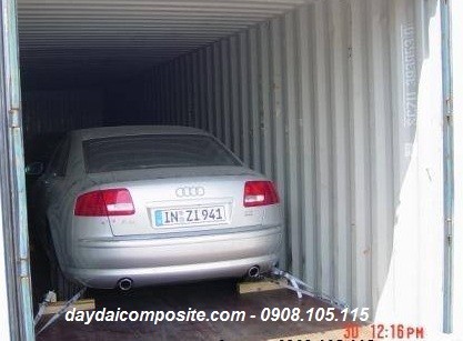 Chằng buộc xe ô tô trong container